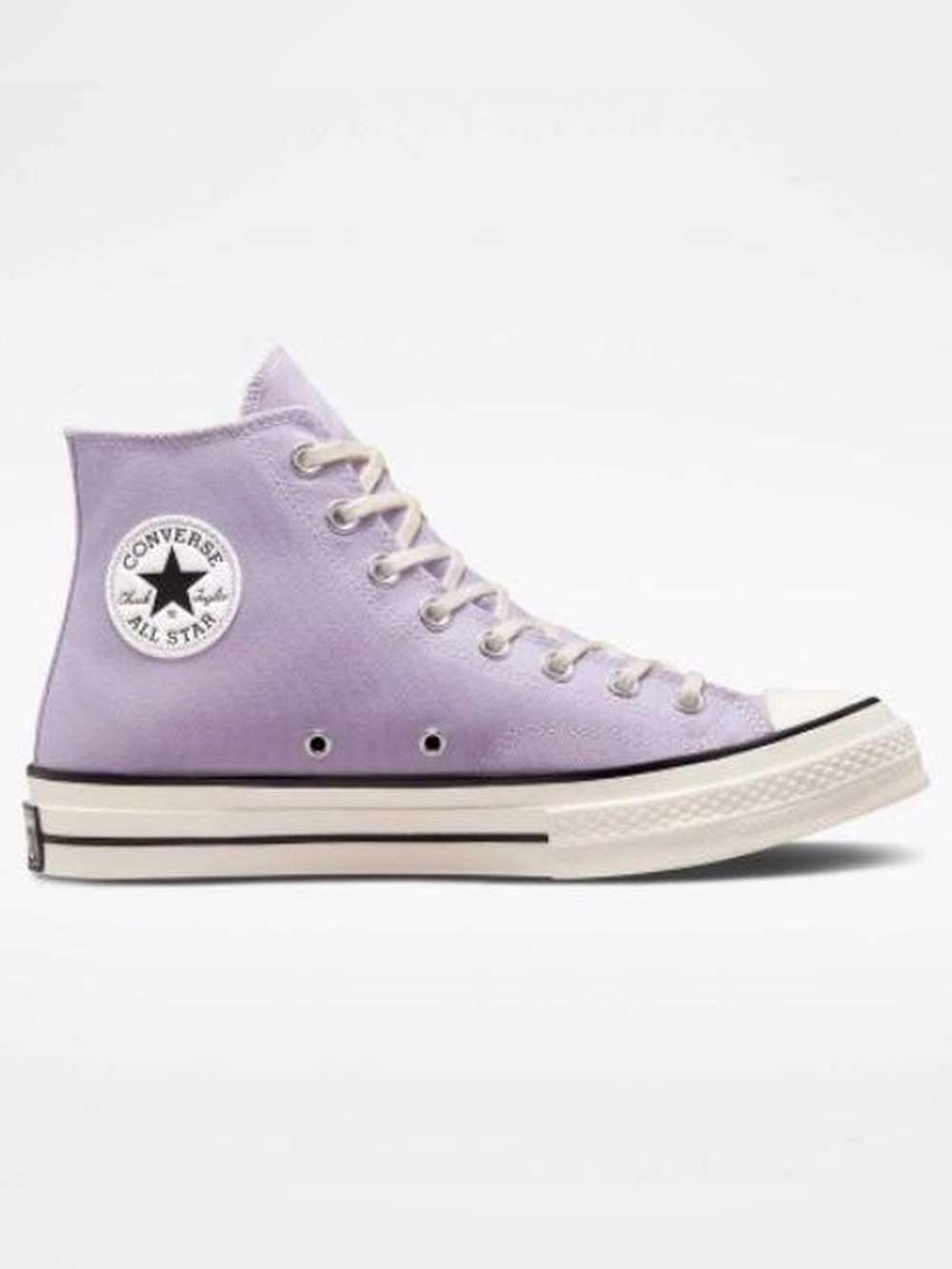 Converse High Top Canvas Sneaker in Lavender